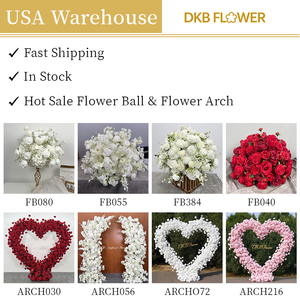 Disponibile nel Magazzino USA: Sfera di Fiori Artificiali Bianchi da 50cm per Centrotavola Matrimoniali, Decorazioni per Hotel, Casa e Compleanni - Product Image 4