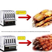 Grill électrique de style tiroir en acier inoxydable, machine à brochettes commerciale, four à barbecue sans fumée pour la restauration