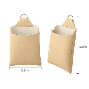 Bolsa de almacenamiento <span class=keywords><strong>para</strong></span> coche <span class=keywords><strong>con</strong></span> gancho, soporte <span class=keywords><strong>para</strong></span> teléfono móvil de cuero PU, organizador Interior anticaída, bolsa de salida de aire, regalos ideales <span class=keywords><strong>para</strong></span> el conductor - Product Image 3