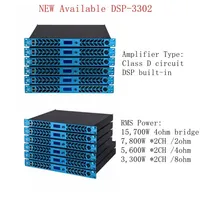 Amplificateurs de puissance de classe D CVR D-3302 2*3300 Watt, grande puissance, 1U, pour DJ et soirées