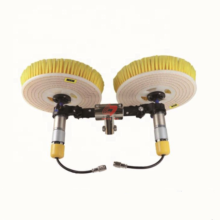 Solar Panel Cleaning Brush 5.5m Dual Head Automatic Rotating