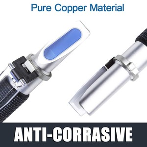 Refractómetro Profesional de Alcohol con ATC, Medidor de Concentración Portátil de 0-80% VOL para Elaboración de Vino, Whisky, Vodka, Brandy - Product Image 2