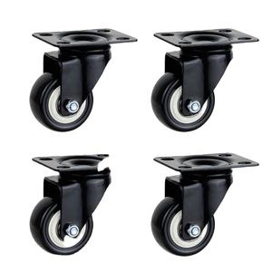 Hoch leistungs rollen Gesamt kapazität lbs (4er-Pack) No Noise Wheels 2-Zoll-Lenkrollen ohne Bremse - Product Image 1