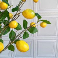 Großhandel Long Stem Künstlicher Zitronen baum mit Obst für Haus & Garten Weihnachten Neujahr Halloween Dekoration