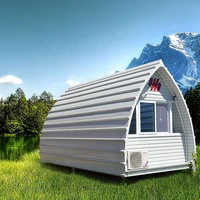 AH-FC5033 Maisons préfabriquées structure voûtée camping-car pour maisons en conteneur