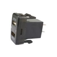 A77QC chargeur de voiture voltmètre affichage de tension Double QC 3.0 Port Double QC3.0 prise de chargeur USB pour Toyota