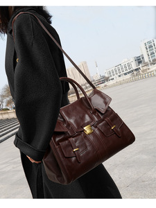 Bolsos cruzados de diseñador de moda, bolsos de hombro de cuero genuino de alta calidad, bolsos de mano casuales para mujer - Product Image 6