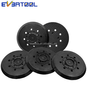 EVERTOOL pemoles mobil profesional, 5 inci 125mm bantalan pendukung penghalus mobil putaran kait perawatan mobil disesuaikan - Product Image 1