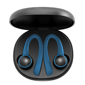 Earbud TWS Nirkabel Tahan Air dengan Pengait Telinga, Headphone Olahraga ENC, Earphone Fone, Penerjemah AI, Baterai Isi Ulang, Gaming VR - Product Image 1