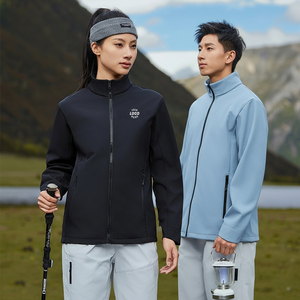 Nero personalizzato impermeabile antivento pieno cerniera colletto esterno sportivo palestra Softshell giacca uomo <span class=keywords><strong>abbigliamento</strong></span> uomo produttore di <span class=keywords><strong>abbigliamento</strong></span> - Product Image 3