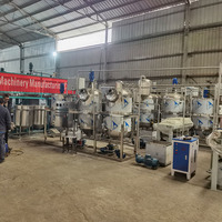 Automatische palmolieproductiemachine 5T/H, palmvruchtenoliepers, oplosmiddelextractiemachine, eetbare olieraffinaderij