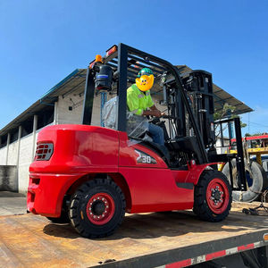 מכירת חיסול! ציוד לוגיסטיקה חדש לגמרי לטיפול בחומרים, מלגזה הידראולית 3 טון CPCD30, מלגזה דיזל קטנה עם תורן דו-שלבי - Product Image 4