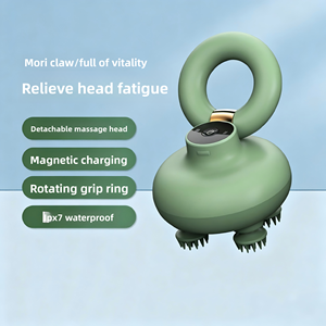 Factory Best Seller CE Certified Electric Mini Head Massager ABS <b>Gear</b> Scalp Massage Built-In Lithium Battery USB Charging Model - Product Image 5