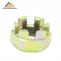 Mur Baut Hexagon Berlapis Seng Kuning DIN935 Grade 8.8/10.9 untuk As Roda Truk Berat Scania Renault Isuzu