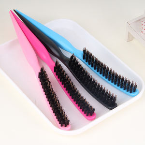 Peigne à cheveux rond à trois rangées en nylon Ingird, peigne pour robe de soirée, peigne lissant et nettoyant, peigne volumisant, peigne non jetable - Product Image 4