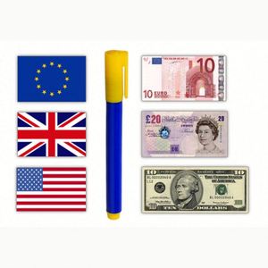 Bogus Money Currency Detector Banknote Checking <b>Marker</b> Pen with <b>Permanent</b> Ink Flat Tip for Paper Use - Product Image 5