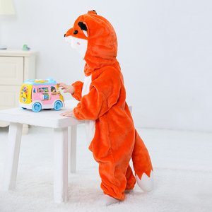 TONWHAR per bambini costume <span class=keywords><strong>di</strong></span> halloween vestito a forma <span class=keywords><strong>di</strong></span> volpe costumi per bambini un pezzo tuta - Product Image 4