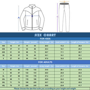 Custom Trainingspak Voetbal Sportkleding Lange Mouw Heren Kids Trainingspakken Tenue Jersey Jas Voetbalkleding - Product Image 6