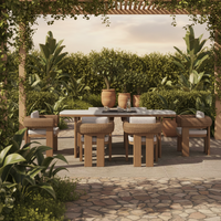 Neu eingetroffen: Luxuriöses, modernes Outdoor-Gartensofa-Set mit Aluminiumrahmen, wasserdicht und wetterbeständig, für Villa, Park und Wohnzimmer.