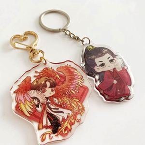 Llavero Acrílico Personalizado con Logotipo Impreso, Diseño de Dibujos Animados, Holograma y Brillo, para Regalo Promocional, Económico de Fábrica - Product Image 3