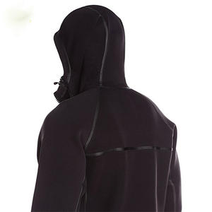 Chaqueta Typhoon para Hombre, Sudadera con Capucha de Neopreno, Interior Forrado de Felpa, Cortavientos, Impermeable, Sudadera Técnica Negra - Product Image 6