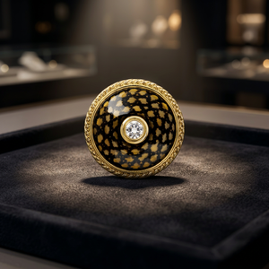 Boutons de luxe personnalisés en laiton à tige, motif écaille de tortue et léopard, pour blazer et costume formel homme, idéal pour fêtes et anniversaires - Product Image 4
