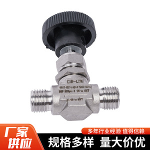 วาล์วเข็ม Cir-Lok ขนาด 1/4 นิ้ว เกลียวภายนอก ควบคุมด้วยมือ สำหรับใช้งานทั่วไป - Product Image 2