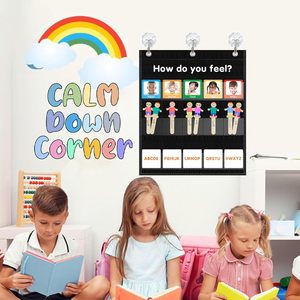 Tabla de bolsillo de sentimientos, 36 tarjetas, aprendizaje de emociones para el aula, autismo, edad de 4 a 6 años - Product Image 6