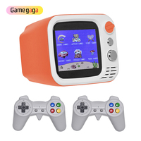 Console de jeu portable Gamegaga H7 8 bits, mini téléviseur, écran 3,5 pouces, 740 jeux, mémoire 512 Mo, batterie 1000 mAh, manette filaire et sans fil