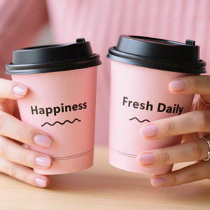 Wholesale Cafe Takeout Disposable Double Wall 12oz 10oz <strong>Cups</strong> <strong>Custom</strong> Design logo Sizes Coffee <strong>Paper</strong> <strong>Cups</strong> - Product Image 2