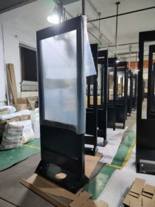 <span class=keywords><strong>ตู้</strong></span>อลูมิเนียมเคลือบผง<span class=keywords><strong>ตู้</strong></span>โชว์หน้าจอ LCD ยืนป้องกันสนิม - Product Image 2