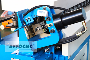 Byfo T12 1.2Mm Mạ Kẽm Tấm Kim Loại Mặt Bích Máy Ống Tdf Mặt Bích Hình Thành Máy Cho Hvac Ống Mặt Bích Clip Làm - Product Image 5