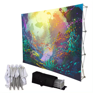 Hội chợ thương mại có thể gập lại biểu ngữ đứng vải Backdrop quảng cáo tường biểu ngữ đứng cho triển lãm Popup Backdrop Triển Lãm Đứng - Product Image 3