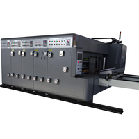 Machine d'impression flexographique entièrement automatique pour boîtes en carton, avec découpe et rainurage – Offre spéciale