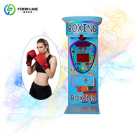 Machine de boxe à monnayeur, directe usine, avec musique Bluetooth et éclairage LED, équipement de jeu d'arcade pour parc d'attractions