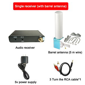 Transmission audio sans fil haute fidélité à 5 canaux, application audio à distance multi-récepteurs pour parcs et écoles - Product Image 3