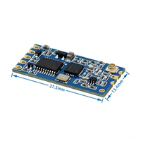 Módulo Bluetooth Serial Inalámbrico de Largo Alcance HC-12 SI4438 de 433MHz con Antena, Distancia de Comunicación de 1000M