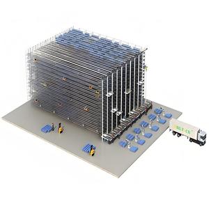 Sistema de Almacenamiento Industrial de Almacén con Estanterías Apiladoras de Palés Inteligentes de Acero Tipo Lanzadera Automática de 5 Niveles de Alta Resistencia con Certificación ISO9001 - Product Image 2