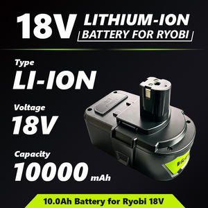 วิคต์พาวเวอร์ 18V10.0Ah แบตเตอรี่ลิเธียมไอออนแบบชาร์จไฟได้เหมาะสำหรับเครื่องมือไฟฟ้า 18V, เครื่องมือไร้สาย P108 P109 P107 P102 P103 - Product Image 4