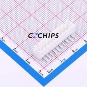 BX-XH2.54-10PWZ Wire-to-Board Pin Header Bent Lead Through Hole,P=2.54mm Connector 1x10P 2.5mm Right Angle Insert XH - Product Image 1
