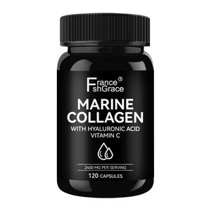 Complément de collagène marin personnalisé 2400 mg pour femmes et hommes, améliore la santé de la peau, des cheveux et des articulations, capsules de collagène marin - Product Image 6