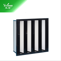 Filter HEPA V-Cell V Bank Baru, Filter Penghilang Debu Efisiensi Tinggi 99,995% untuk Pengumpulan Debu Industri