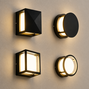 <span class=keywords><strong>Applique</strong></span> Murale Ronde LED Art Déco Moderne, Hôtel, Réglable Haut et Bas, Luminaire Extérieur - Product Image 2