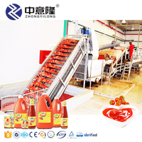 Beste Prijs Automatische Tomatenpasta Verwerkingsmachine Fabrikant Fruit Groenteconcentraat Processor Met Puree Functie