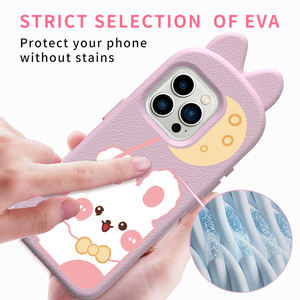 เคสโทรศัพท์มือถือ HGD กันน้ำ รุ่นยอดนิยม Eva ลายกระต่ายน่ารัก ปี 2024 สำหรับ iPhone 13 14 15 Pro Max X Xs Xr - Product Image 5