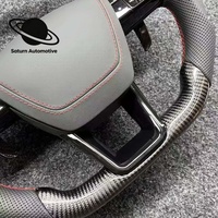 Volant en cuir à fond plat personnalisé pour Audi A3 A5 8V A4 B8 A5 A6 A7 Q3 Q5 Q7 S8 R8 S3 S5 S7 RS7 – Vente Flash