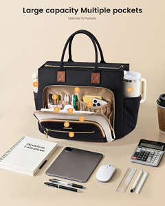 Sac à déjeuner LOVEVOOK <span class=keywords><strong>pour</strong></span> femmes, 3 en 1, sac de travail de bureau avec compartiment isotherme <span class=keywords><strong>pour</strong></span> le déjeuner, sac <span class=keywords><strong>pour</strong></span> ordinateur portable de 17,3 pouces <span class=keywords><strong>pour</strong></span> femmes - Product Image 5