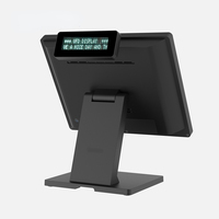 Sistema POS con Pantalla Táctil Hongkai K7 con Soporte para Android/Windows, Impresora Térmica de 15/15.6 Pulgadas y Caja Registradora para Restaurantes