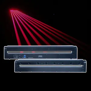 VLTG 8 Eyes 200mw Lazer Red Beam Bar Moving Head Stage Laser Light For Dj Night Club Disco