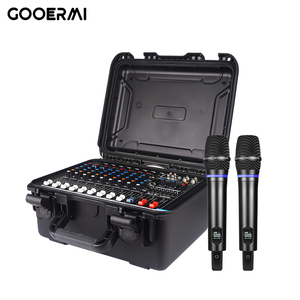 Mezclador de audio profesional para DJ, caja mezcladora de 8 canales con amplificador de <span class=keywords><strong>vuelo</strong></span>, juego de audio de potencia integrado para escenario al aire libre - Product Image 5